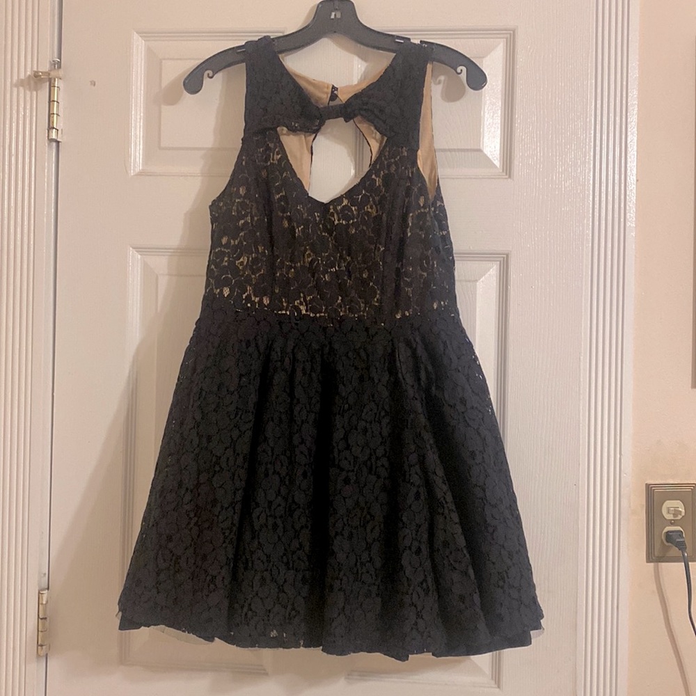 Black Lace Dress Fit and Flare